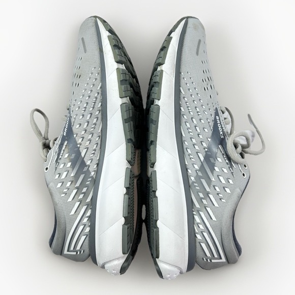 Brooks Gray Ghost 13 Running Athletic Shoes Sneakers Women's Size 9.5 Gray - Picture 7 of 16